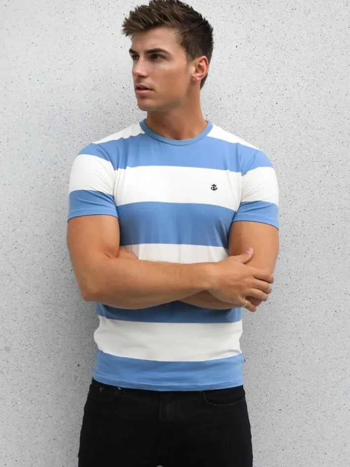 T-Shirts*Blakely Clothing Alassio Stripe T-Shirt