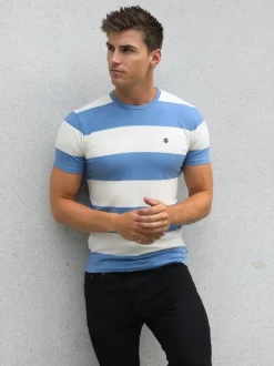 T-Shirts*Blakely Clothing Alassio Stripe T-Shirt