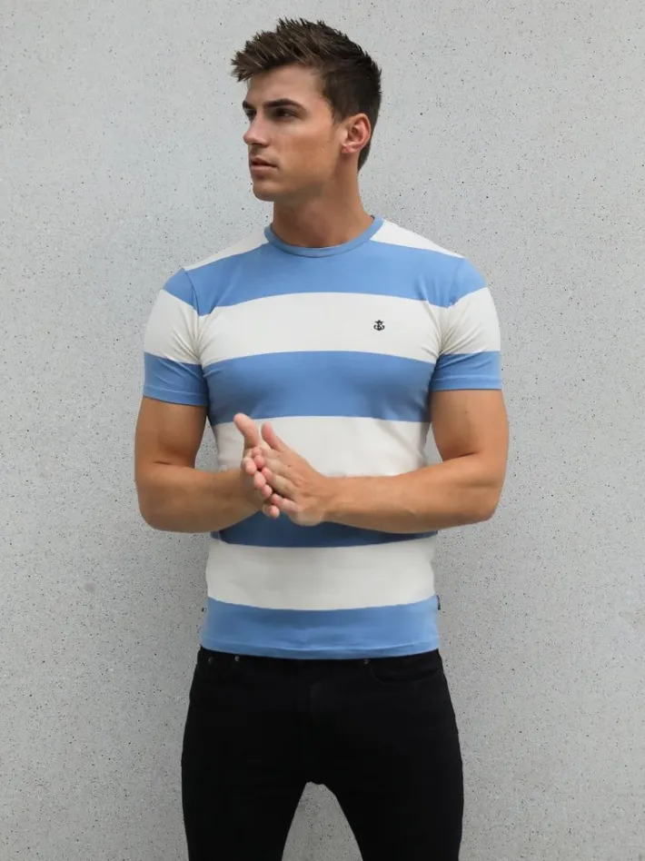 T-Shirts*Blakely Clothing Alassio Stripe T-Shirt