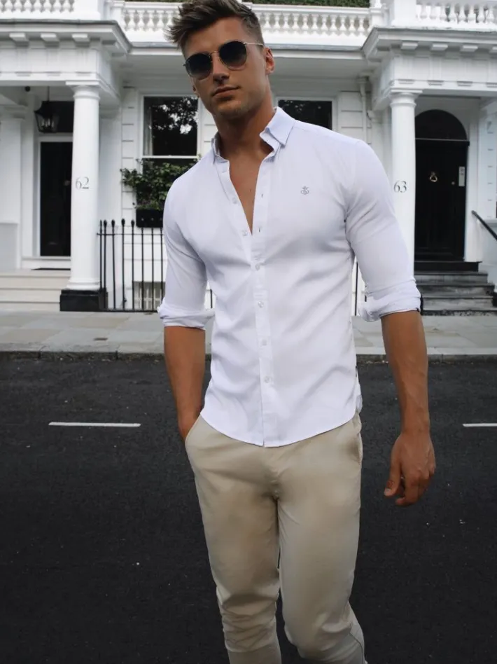 Trending*Blakely Clothing Aylsham Fitted Stretch Shirt