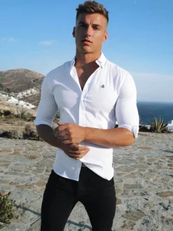 Trending*Blakely Clothing Caspian Fitted Stretch Shirt