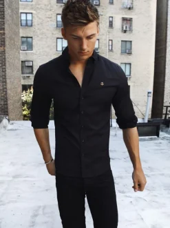 Trending*Blakely Clothing Farringdon Fitted Stretch Shirt