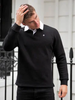 Jumpers*Blakely Clothing Hudson Polo Sweatshirt