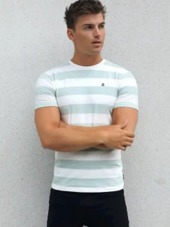 T-Shirts*Blakely Clothing Loano Stripe T-Shirt