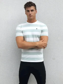 T-Shirts*Blakely Clothing Loano Stripe T-Shirt