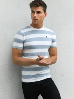 T-Shirts*Blakely Clothing Loano Stripe T-Shirt