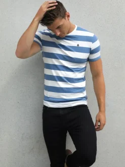 T-Shirts*Blakely Clothing Loano Stripe T-Shirt