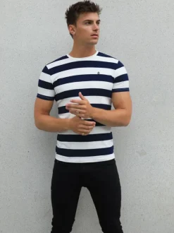 T-Shirts*Blakely Clothing Loano Stripe T-Shirt
