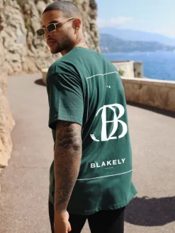 T-Shirts*Blakely Clothing Riviera Initial Relaxed T-Shirt