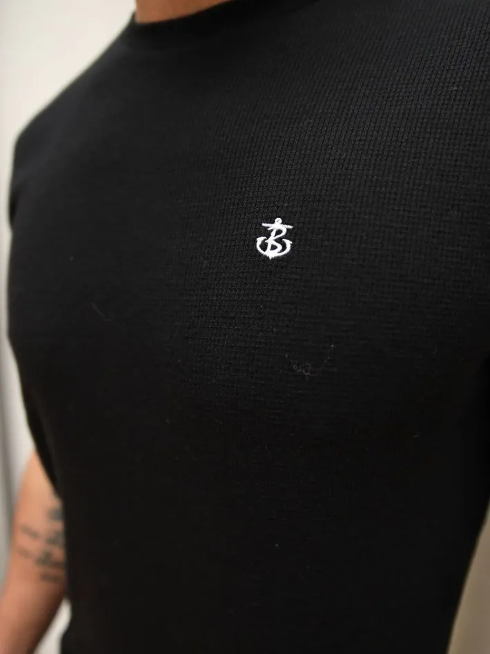 T-Shirts*Blakely Clothing Safi Textured Fitted T-Shirt