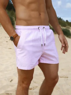 Trending*Blakely Clothing Striped Swim Shorts