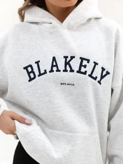 Hoodies*Blakely Clothing Varsity Oversized Hoodie