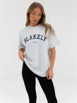 Bodysuits & Tops*Blakely Clothing Varsity Oversized T-Shirt