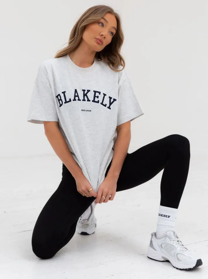 Bodysuits & Tops*Blakely Clothing Varsity Oversized T-Shirt