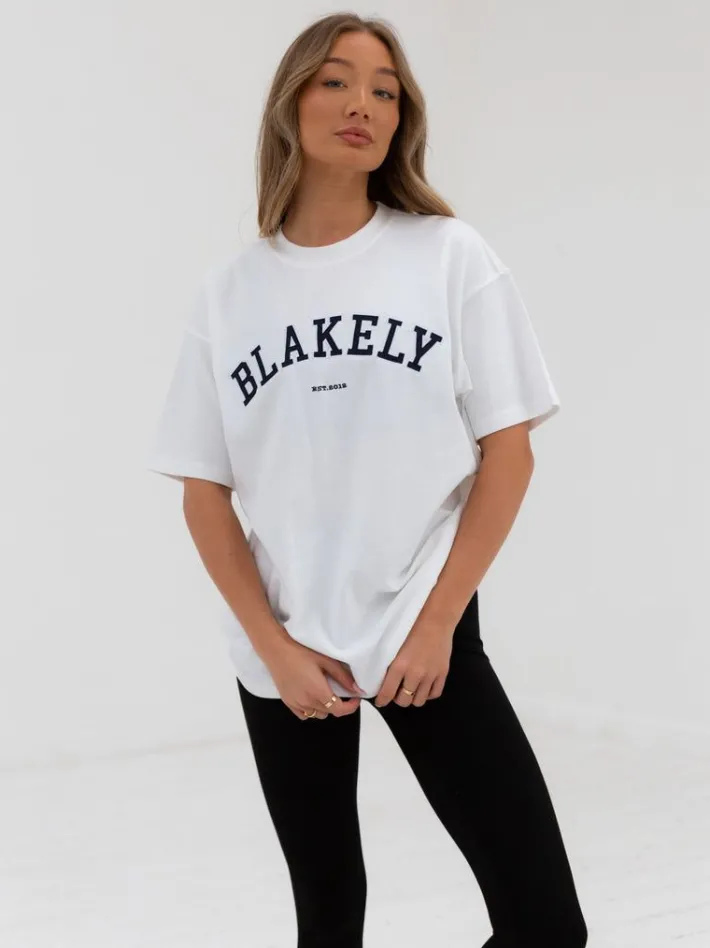 Bodysuits & Tops*Blakely Clothing Varsity Oversized T-Shirt