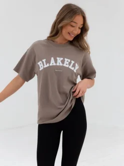 Bodysuits & Tops*Blakely Clothing Varsity Oversized T-Shirt
