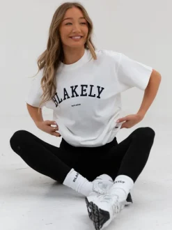 Bodysuits & Tops*Blakely Clothing Varsity Oversized T-Shirt